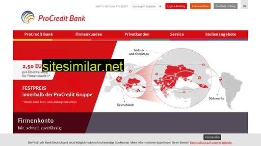 procreditbank.de alternative sites
