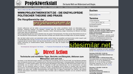 projektwerkstatt.de alternative sites