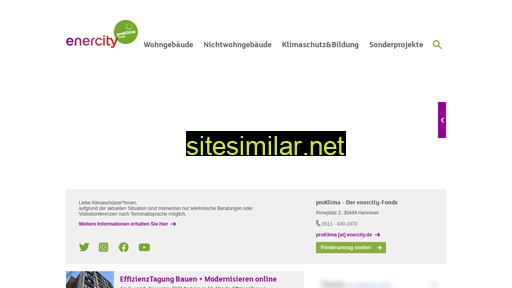 proklima-hannover.de alternative sites