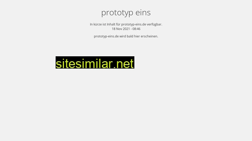 Prototyp-eins similar sites