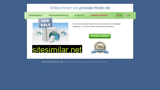 provider-finder.de alternative sites