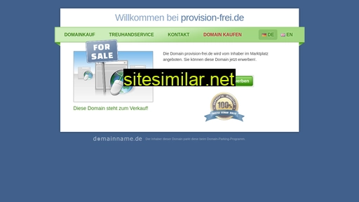 Provision-frei similar sites