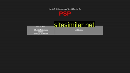 pspweb.de alternative sites