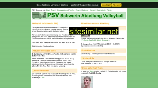 psvschwerin-volleyball.de alternative sites