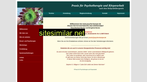 Psyche-koerper similar sites