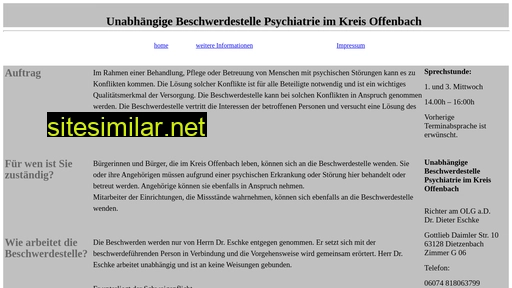 psychiatrie-lk-of.de alternative sites