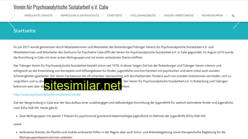 psychoanalytische-sozialarbeit-cw.de alternative sites