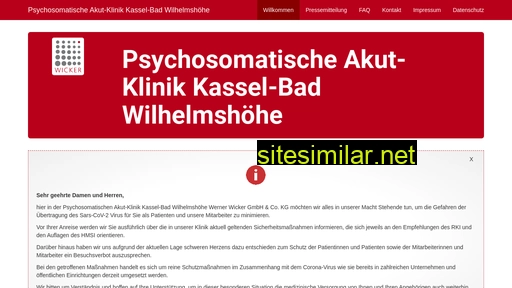 Psychosomatische-akut-klinik similar sites