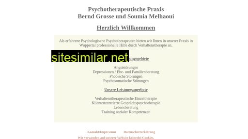 psychotherapeut-grosse.de alternative sites