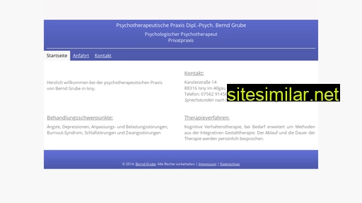 psychotherapeut-grube.de alternative sites