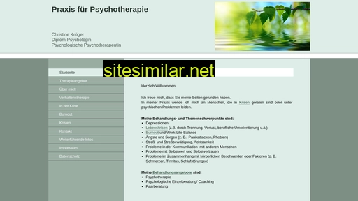 psychotherapie-kroeger.de alternative sites