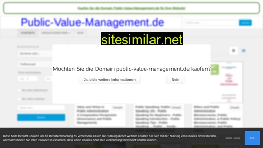 public-value-management.de alternative sites