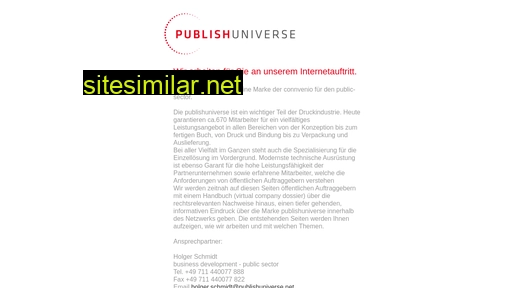 publishuniverse.de alternative sites