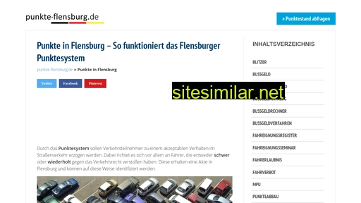 punkte-flensburg.de alternative sites
