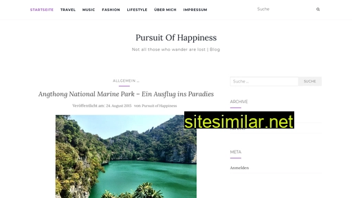 Pursuitofhappiness similar sites
