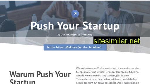 Push-your-startup similar sites
