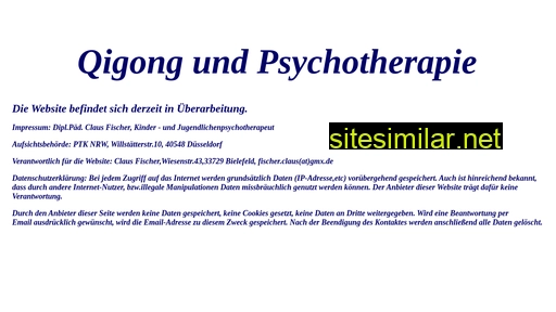 Qigong-psychotherapie similar sites