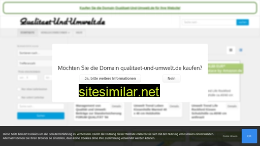qualitaet-und-umwelt.de alternative sites