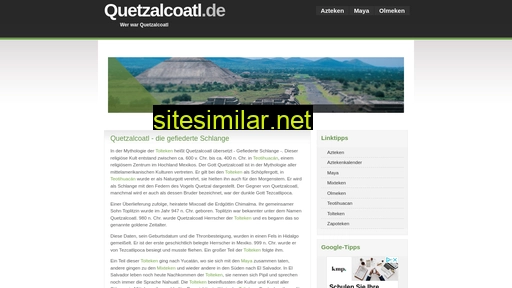 quetzalcoatl.de alternative sites