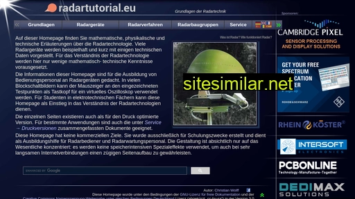 radartutorial.de alternative sites