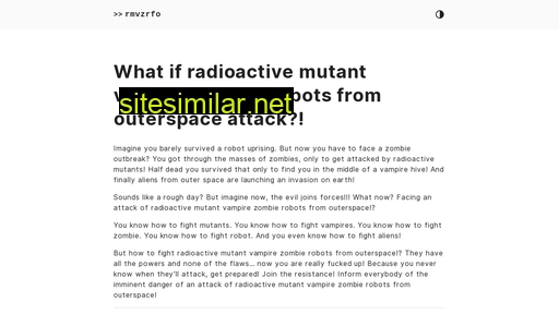Radioactive-mutant-vampire-zombie-robots-from-outerspace similar sites