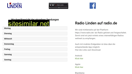 radiolinden.de alternative sites