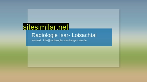 radiologie-isar-loisachtal.de alternative sites