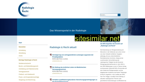 radiologie-und-recht.de alternative sites