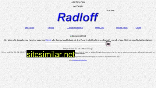 Radloff similar sites