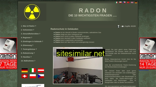 Radon-test similar sites