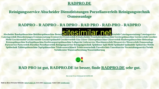 radpro.de alternative sites