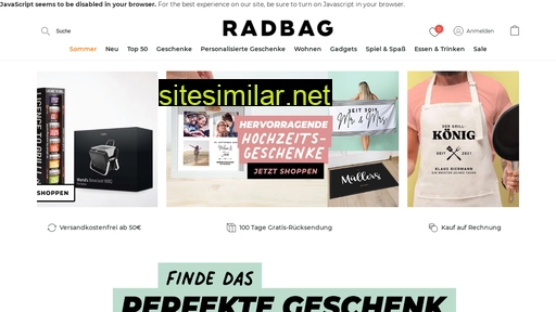 radbag.de alternative sites