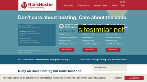 railshoster.de alternative sites