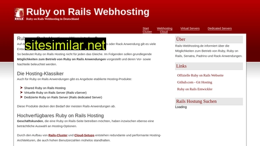 Rails-webhosting similar sites