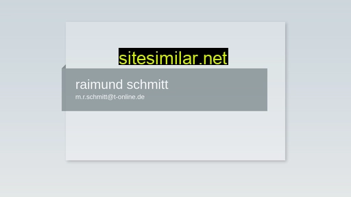 raimundschmitt.de alternative sites