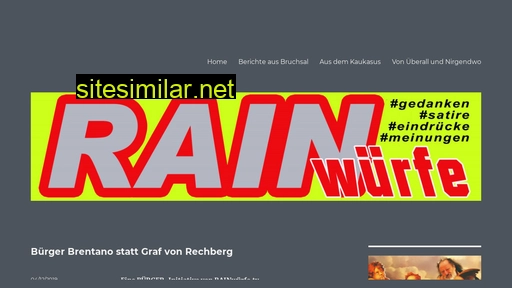 rainwuerfe.de alternative sites