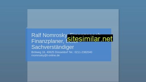 Ralf-nomrosky similar sites