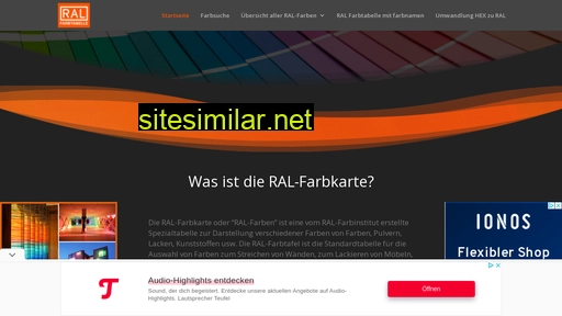 ral-farbtabelle.de alternative sites
