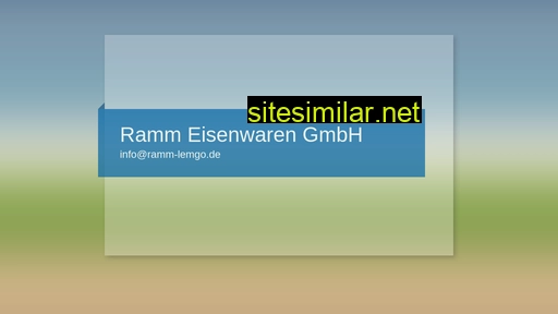 ramm-lemgo.de alternative sites