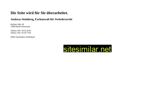 ra-steinberg.de alternative sites