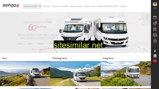 Rapido-reisemobile similar sites