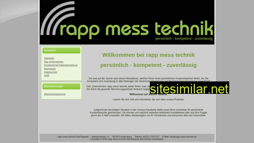 Rapp-mess-technik similar sites