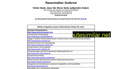 rasenmaeher-gutbrod.de alternative sites