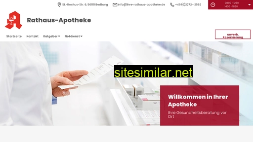 rathausapotheke-bedburg-app.de alternative sites