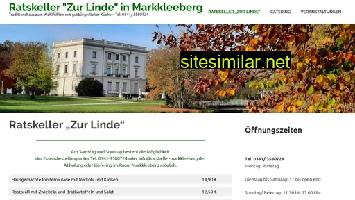 ratskeller-markkleeberg.de alternative sites
