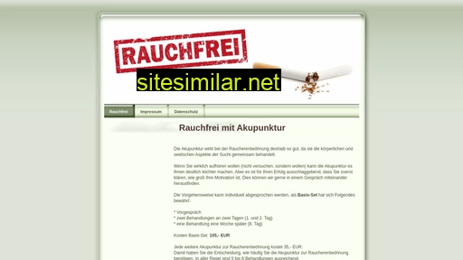 Rauchfrei-akupunktur similar sites