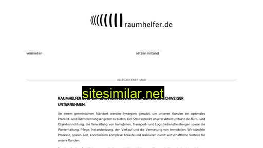 Raumhelfer similar sites