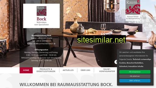 raumhochdrei-bock.de alternative sites