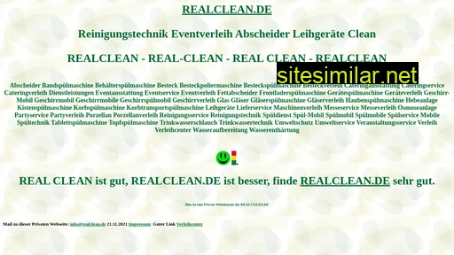 realclean.de alternative sites