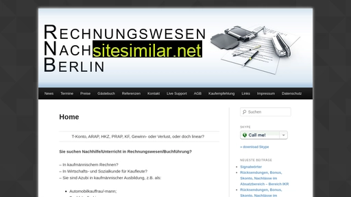 rechnungswesen-nachhilfe-berlin.de alternative sites